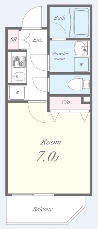 セイワパレス福島駅前 404号室 間取り