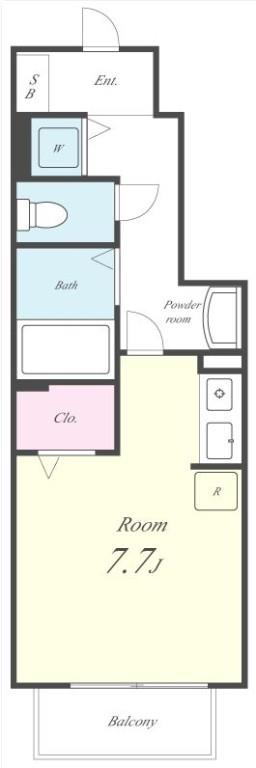アムール・ユー 間取り図