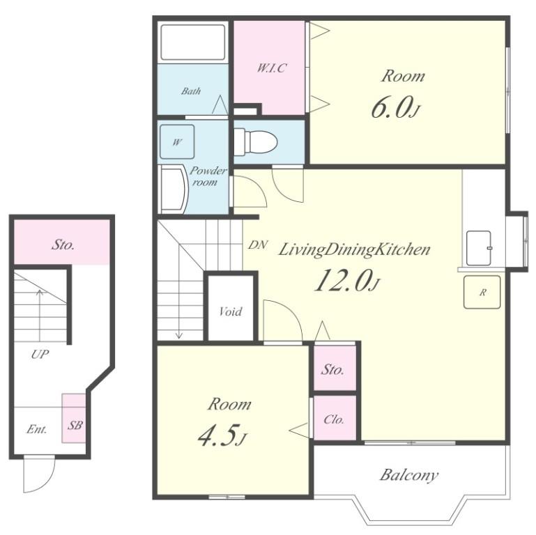 ルマージュ神戸3番館 201号室 間取り