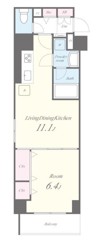グランディール荻窪 間取り図