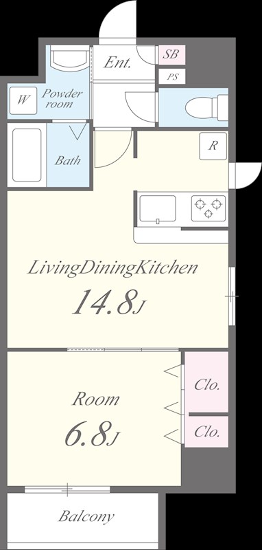 ｼﾞｨｸｼｱ 湘北 間取り図