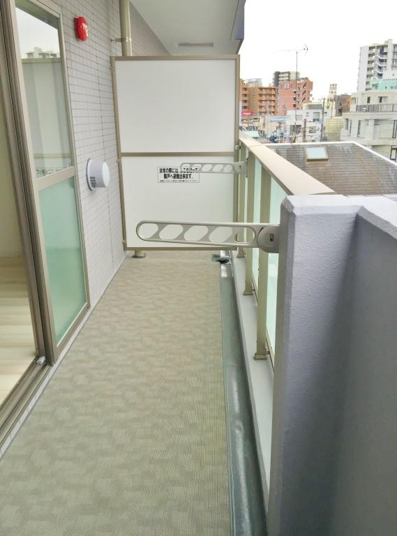 クアドリフォリエブルー ベランダ