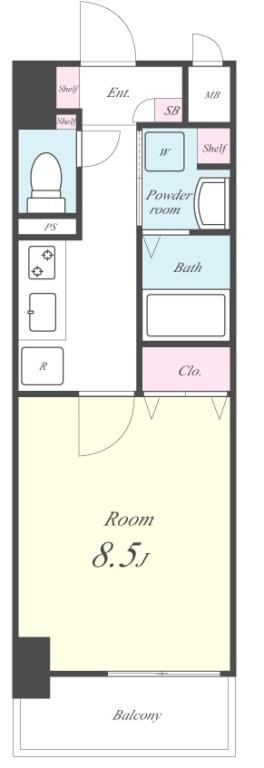 ヴェーラ カーサ ウルバーナ 間取り図