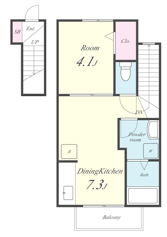 ジュネス山元 間取り図