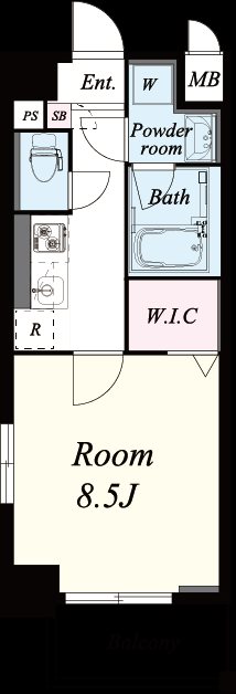 ブライジング 206号室 間取り