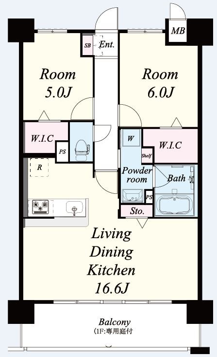 コンフォール京橋 203号室 間取り