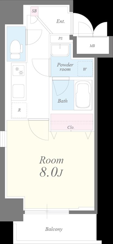 ア レーズ 間取り図