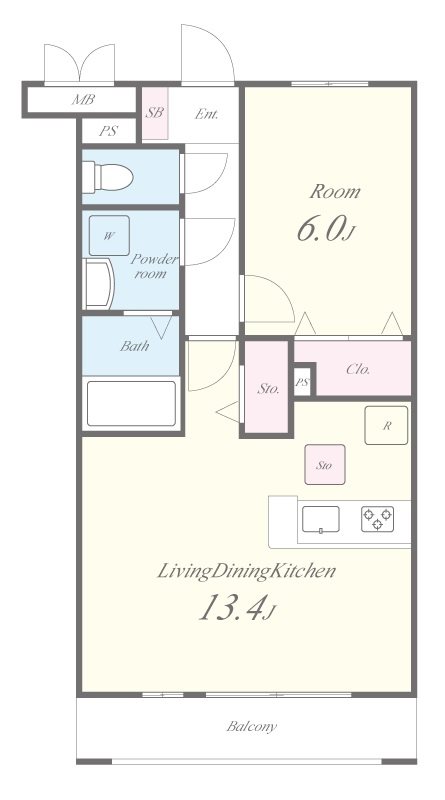 サンフライト 間取り図