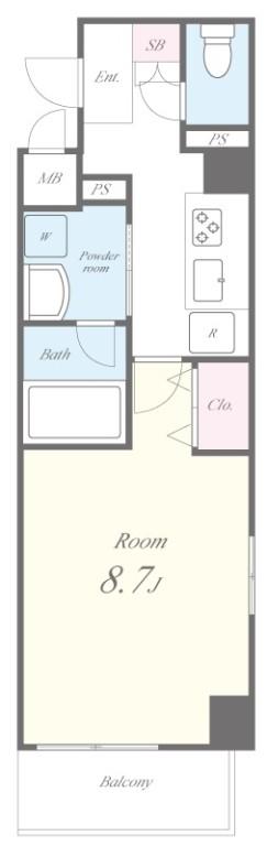 Cleyera　ROKA 間取り図