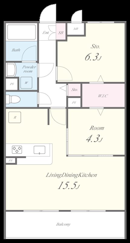 カサ ニコ 間取り図