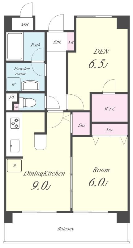 グランディール(松戸) 間取り図
