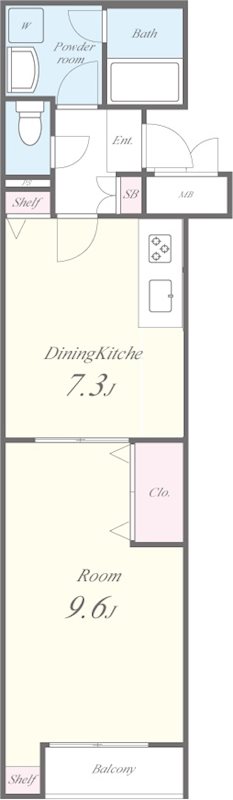 UKマンション 間取り図