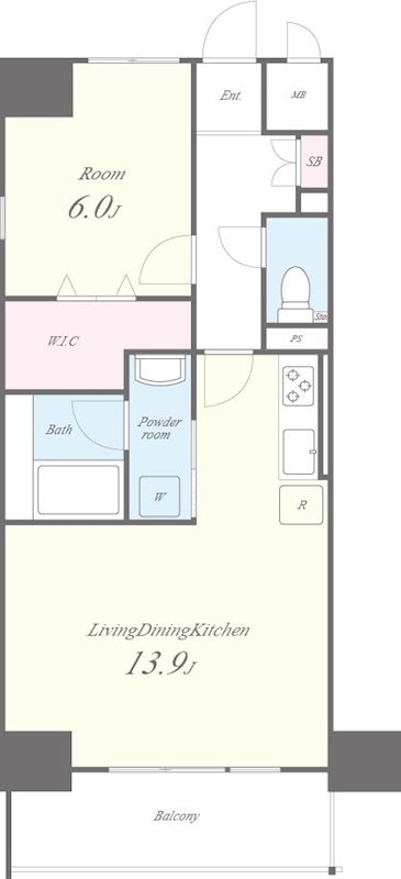 スプリームヒルズ鶴舞 間取り図