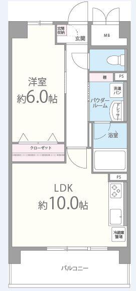 プレステイジEXE(プレステイジエグゼ) 503号室 間取り