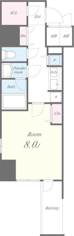 セイワパレス丸の内駅前プレミア 間取り図