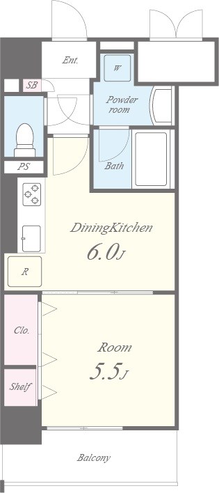 セレブレイト葵 間取り図