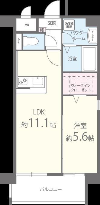 ラフレシーサ医大通り 間取り図