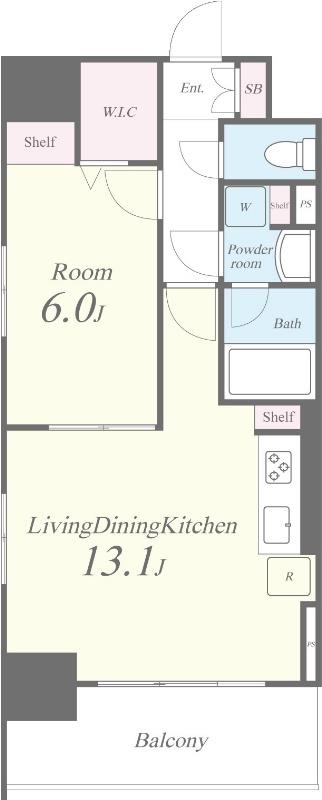 キャナルテラス品川 間取り図