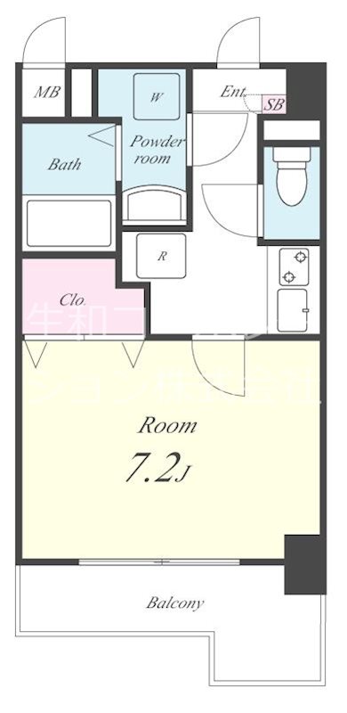 ｼｴﾛｱｽｰﾙ 間取り図