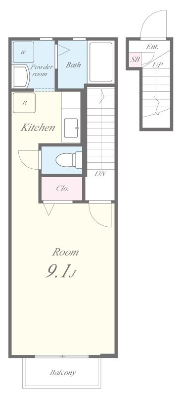 ドゥムール ストレチア 間取り図