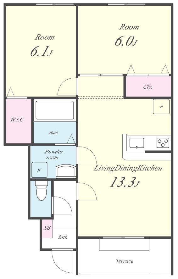 ガーデンホーム 間取り図