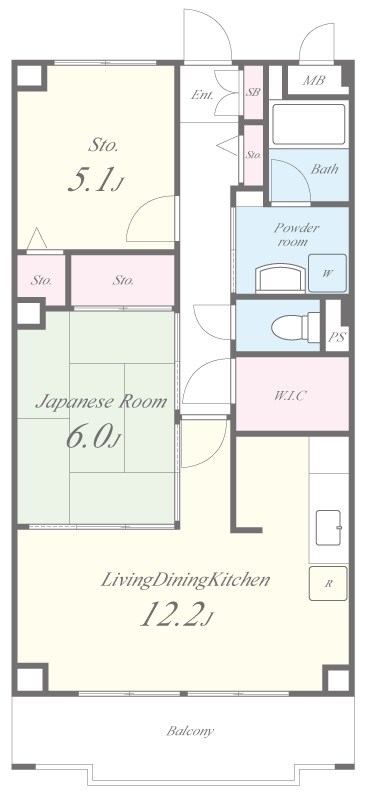 ハピネス昆陽池 間取り図