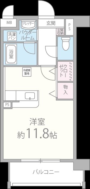 サクシード胤 間取り図