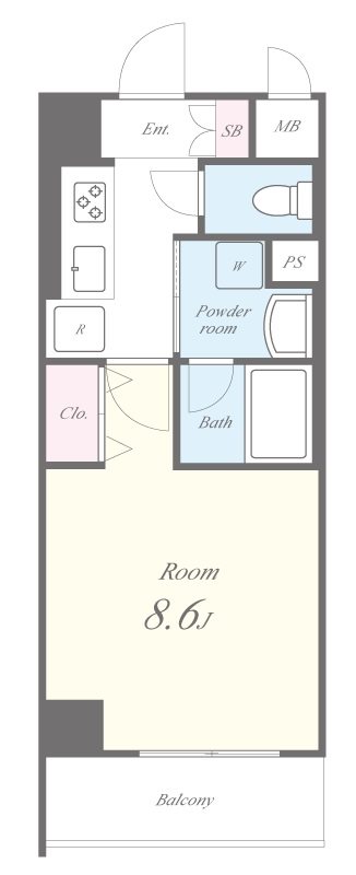 クレール南町 間取り図