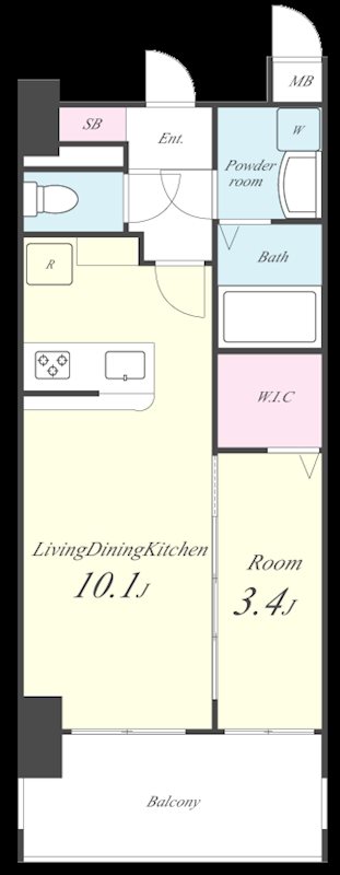 BELLAGIO川口本町 間取り図