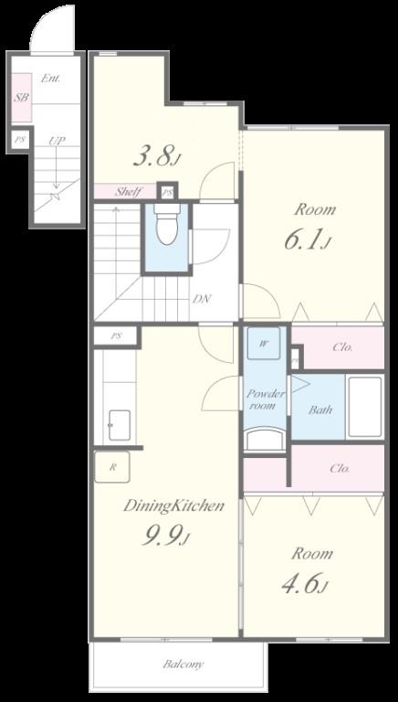 グランデール 間取り図