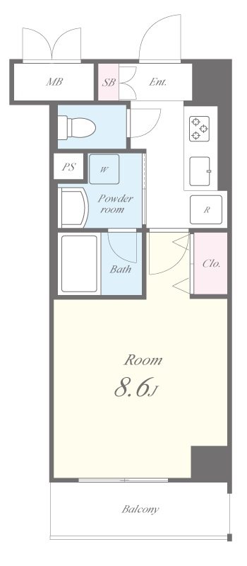 クレール南町 間取り図