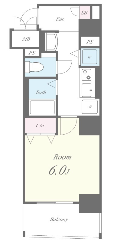 コンフォール門前仲町 間取り図