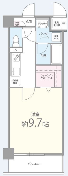 シャルマン藤田Ⅱ 間取り図