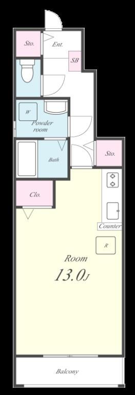 コンコルド 間取り図