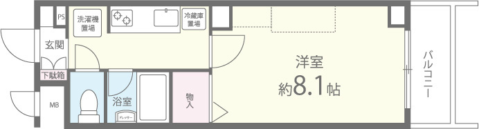 エリカⅢ 間取り図