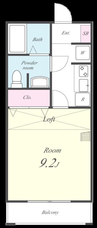 ドミール吉津 間取り図