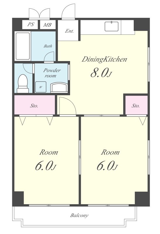 ジャルダン上本町 間取り図