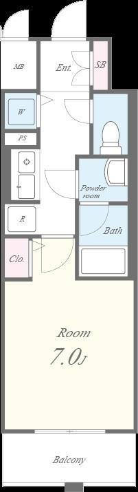 セイワパレス丸の内駅前 間取り図