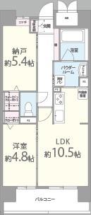 Le･Sel上町台 0707号室 間取り