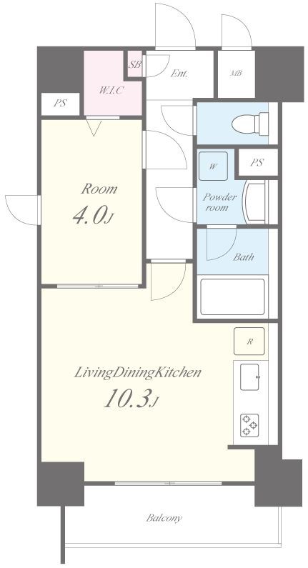 ルノンドームA 間取り図