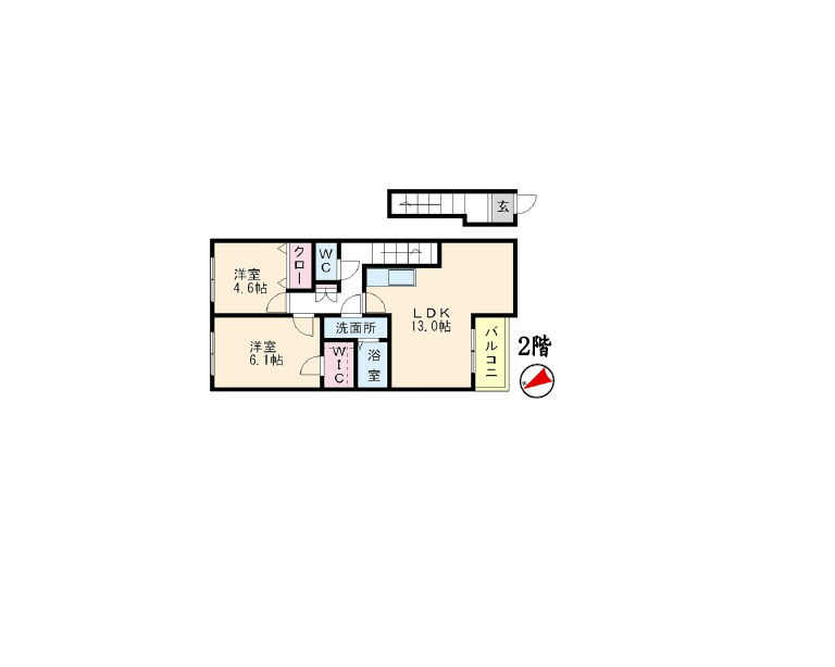 アルカンシェル宮前 間取り図