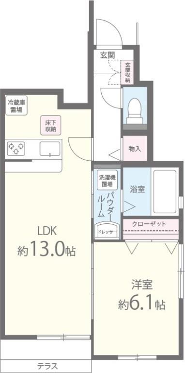 サンロード新和Ⅲ 間取り図