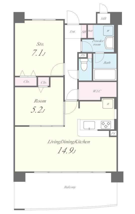 ルーセント菅原 502号室 間取り
