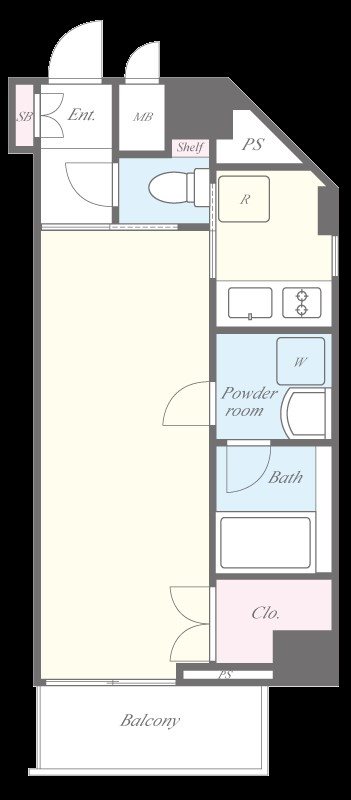 ファイブコート梅田 503号室 間取り