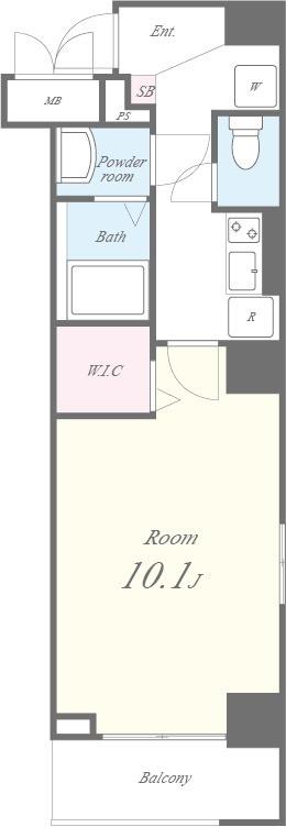 Espoir Asakusabashi 間取り図