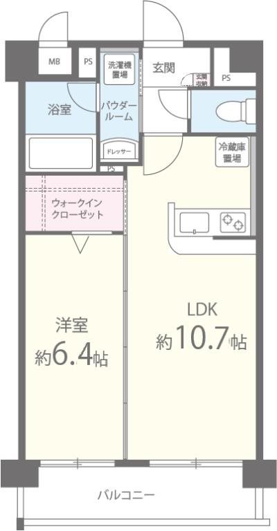 プリエボヌール 間取り図