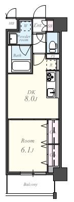 ツインアウルズ 間取り図