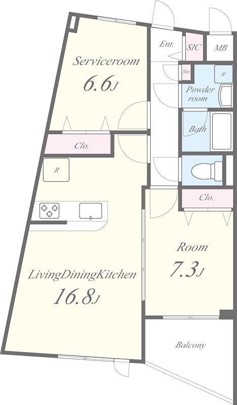 アルカンシエル 間取り図