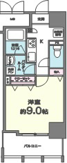 T.Y天六 502号室 間取り