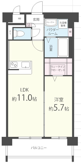 サンスクエアⅡ 間取り図